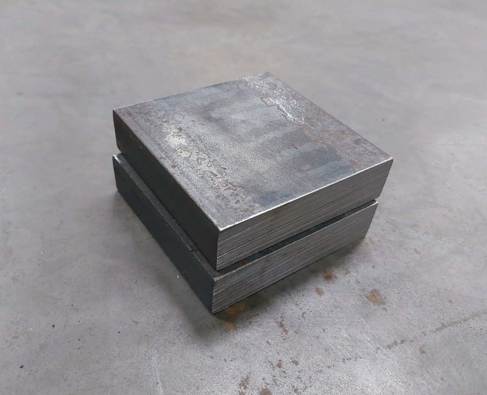 1" STEEL PLATE 4" x 4" Flat Bar 2 PIECES