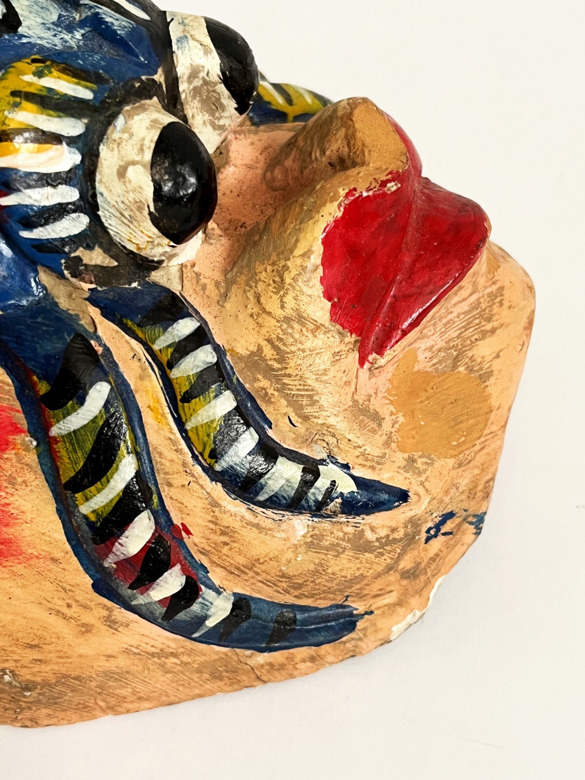 MEXICAN GUERRERO WOOD SHRIMP LOBSTER MASK DIA DE MUERTOS DAY OF DEAD CARNIVAL