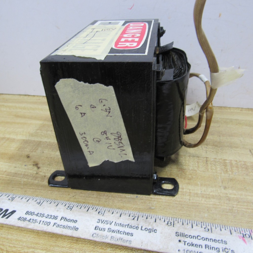 TRANSFORMER POWER 841V, 6.3V HAM RADIO 115V/230V Primary
