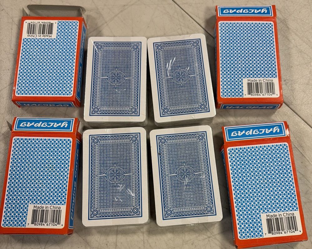 4 Decks Playing Cards New