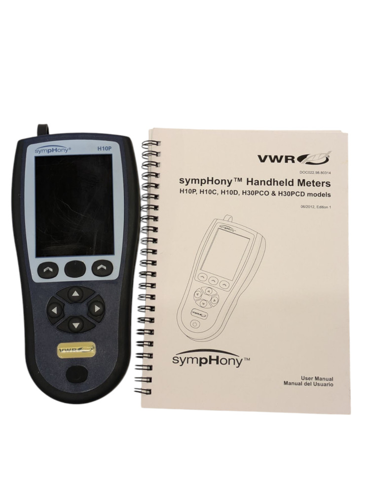 VWR SYMPHONY H10P HANDHELD PH METER MODEL:H10P