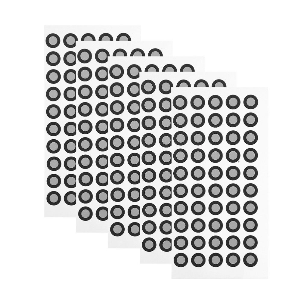 5 Sheets Marking Stickers 3D Scanner Reference Points Markers for 3D Scanning