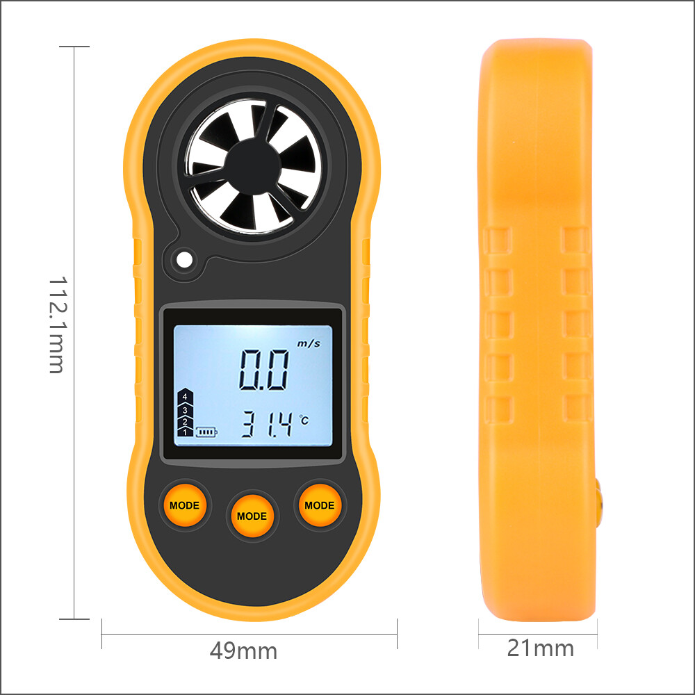 RZ818 Anemometer Wind speed Handheld Digital Wind Speed Meter Sensor Wind Speed