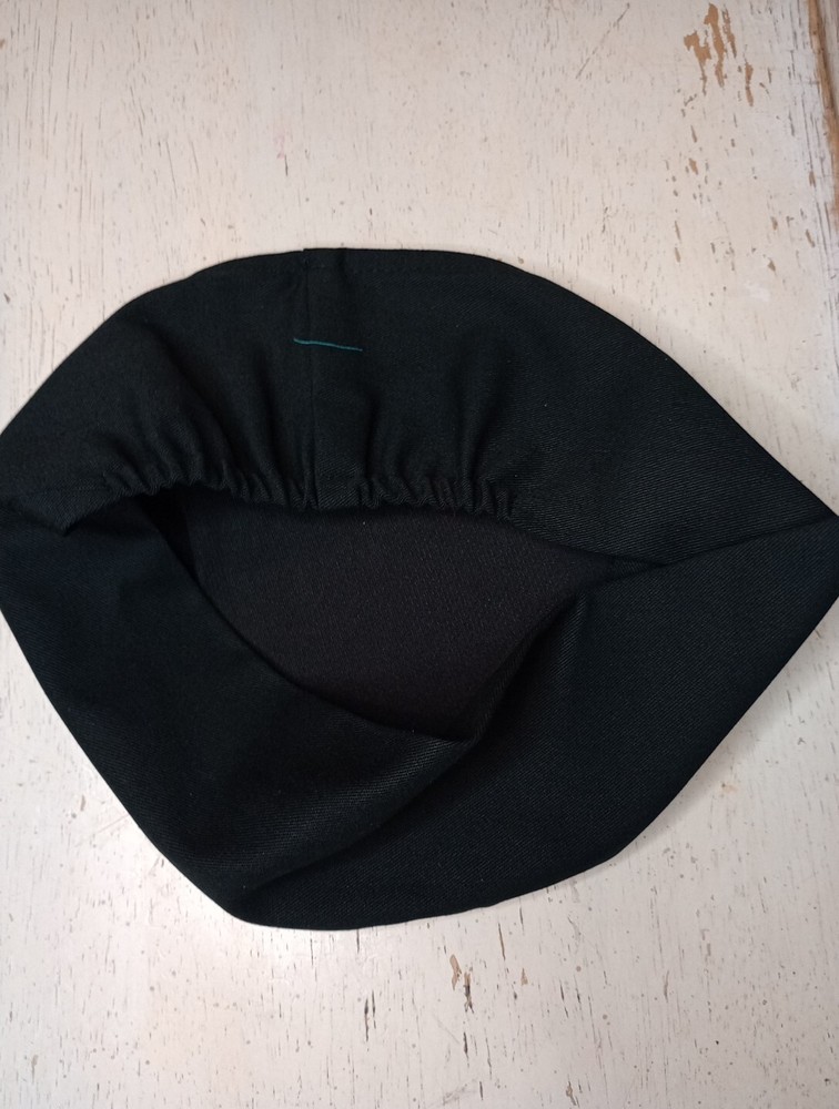 Fame C10f 10btn Chef Coat Black 3xl With Cap New