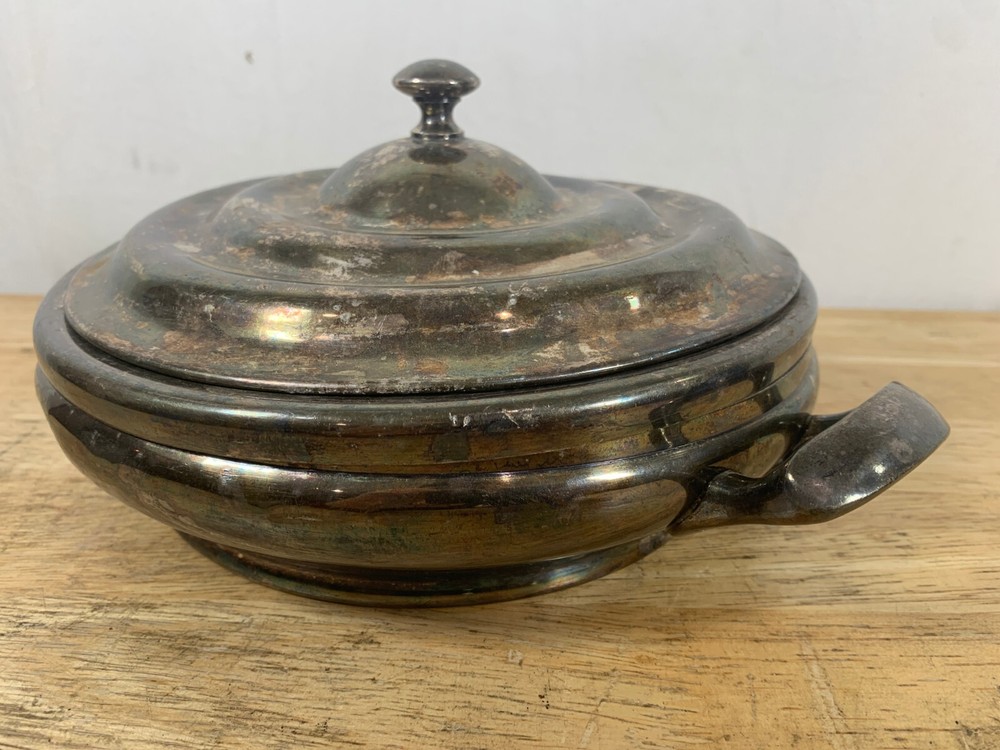 FB Rogers Silver Company Silverplate Casserole Dish 9"