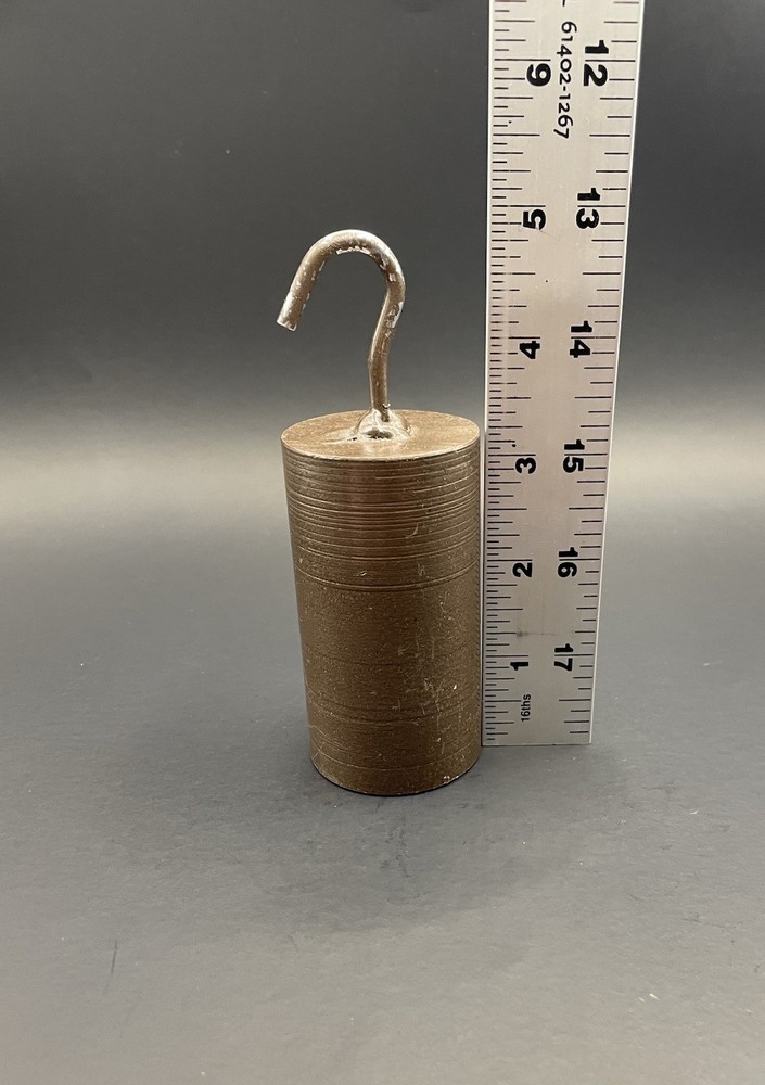 Vintage Cylinder Hook Weight