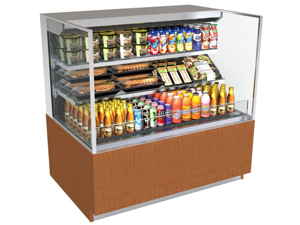 Structural Concepts NR3647RSSV 36" Horizontal Self-Serve Open Air Merhandiser...