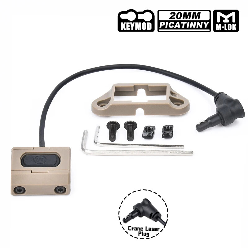 Tactical ModButton Pressure Hotbutton Romote Switch For DBAL A3 OGL Aiming Laser