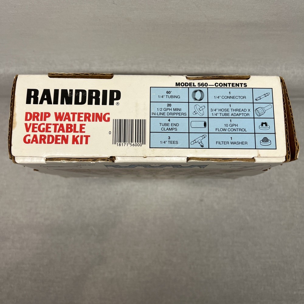 Rain Drip Watering Vegetable Garden Kit NOS
