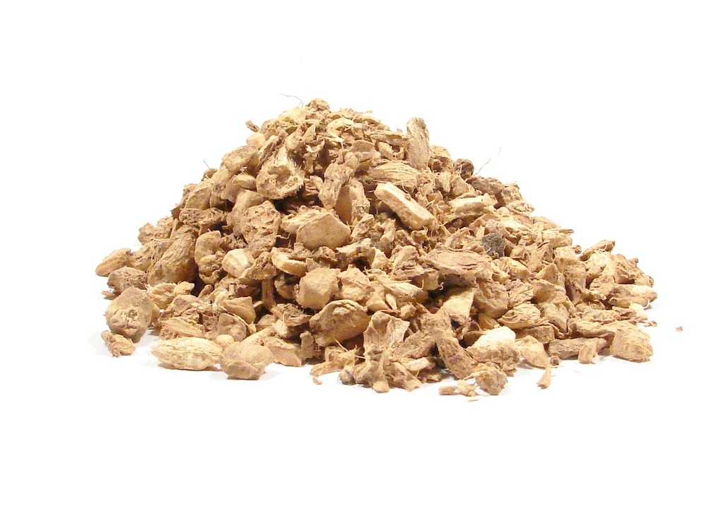 Chopped Ginger Root Dried - 1 Pound Bag - Dried Soothing Ginger Tea