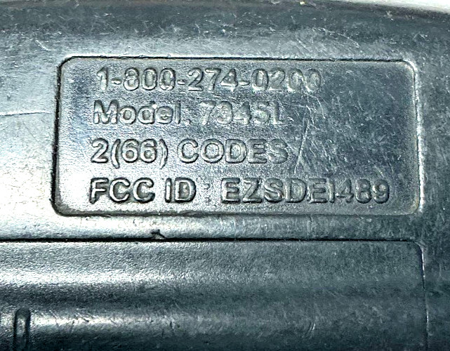 Original Avital EZSDEI489 7345L Key fob Keyless Entry Remote