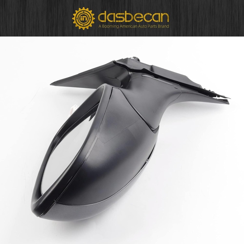 Dasbecan Left Driver Side Mirror Assembly Compatible with 3Pins-Left, Gray