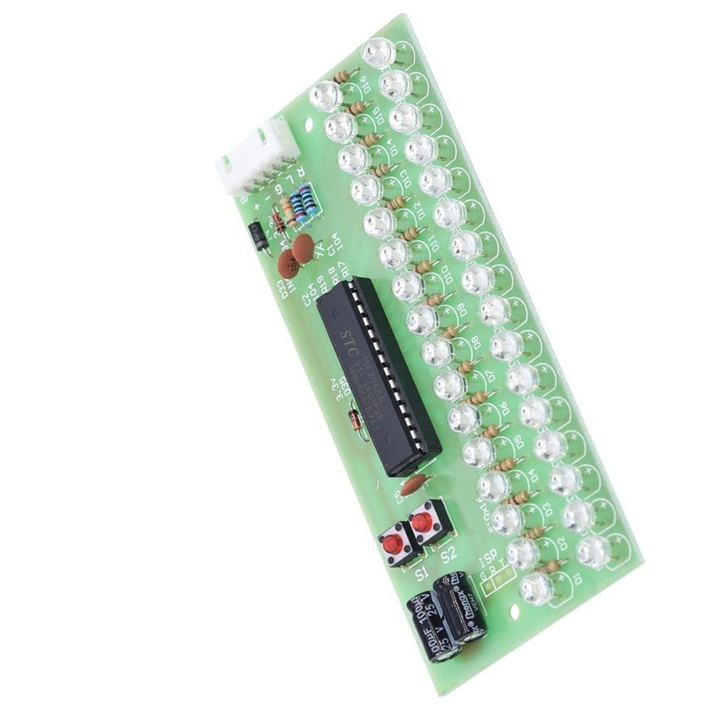 Adjustable Display Pattern LED VU Meter Level Indicator Amplifier Audio 16D2724