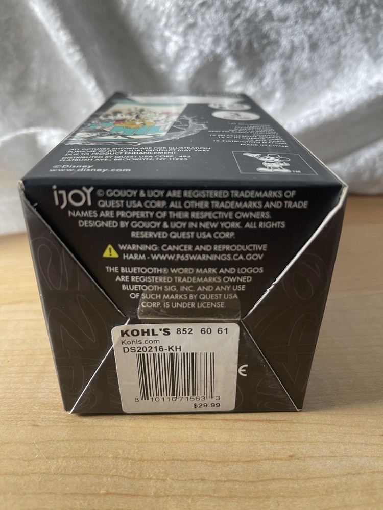 🆕 iJoy Disney Revolution Speaker Bluetooth, Wireless Splash Proof