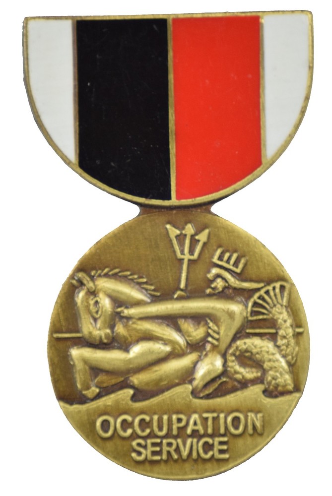 NAVAL OCCUPATION HAT PIN