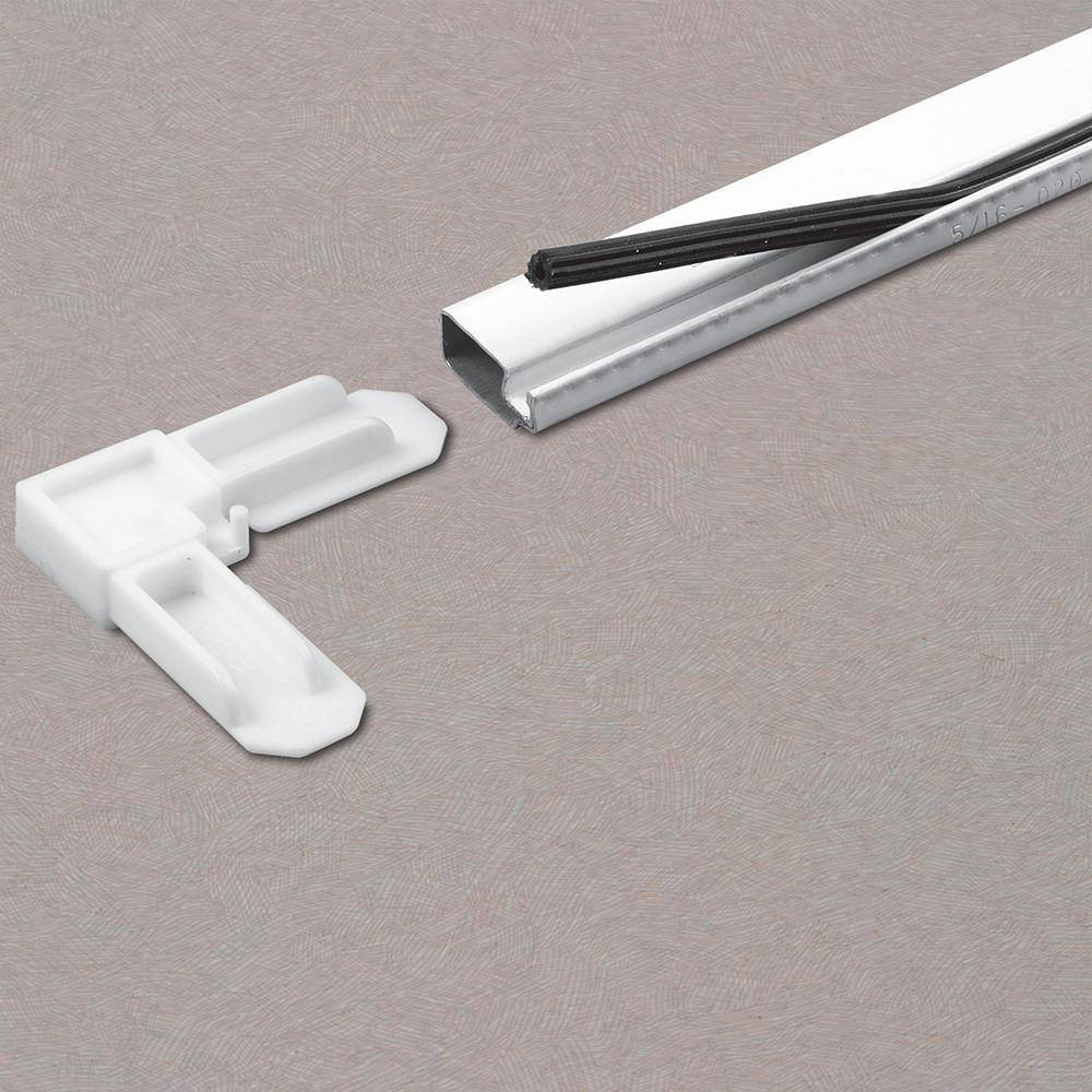 1/4 In. X 3/4 In. Screen Frame Corner, Gray Plastic (100-Pack)