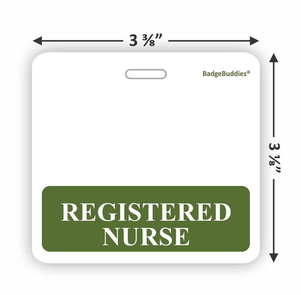 Registered Nurse Horizontal Badge Buddy