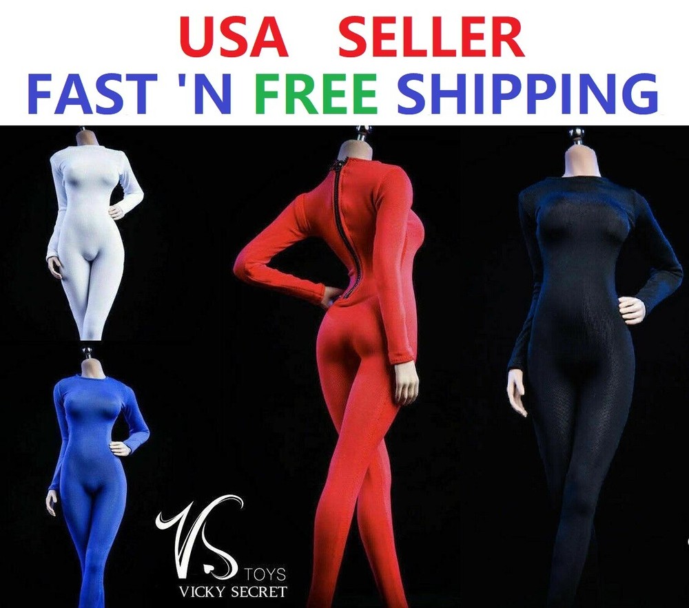 1/6 scale Slim Tights Stretch Bobysuit For 12" PHICEN TBLeague Hot Toys Figure