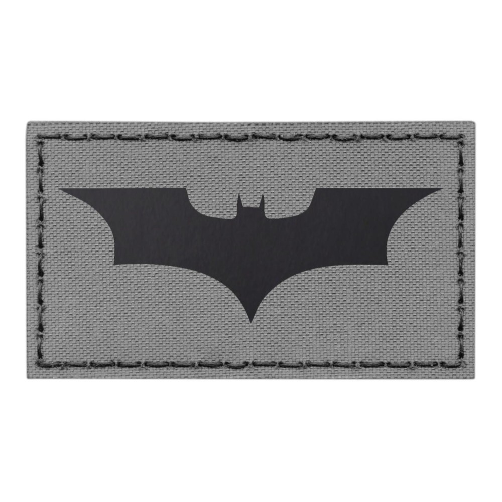 infrared IR batman dark knight wolf gray tactical IFF morale hook patch