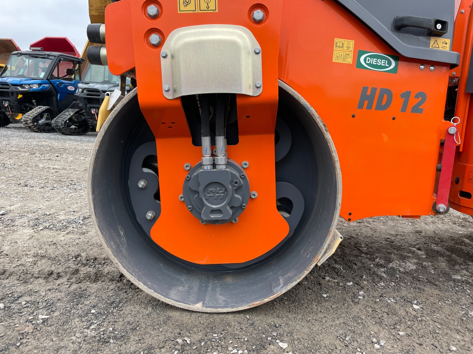 2023 HAMM HD12 VV 47" Double Drum Vibratory Ride On Roller Compactor