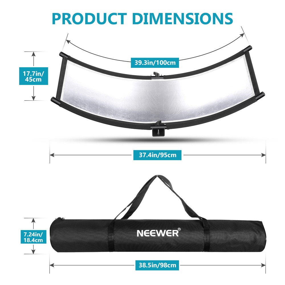 Neewer Clamshell Light Reflector/Diffuser for Studio Video and Photography