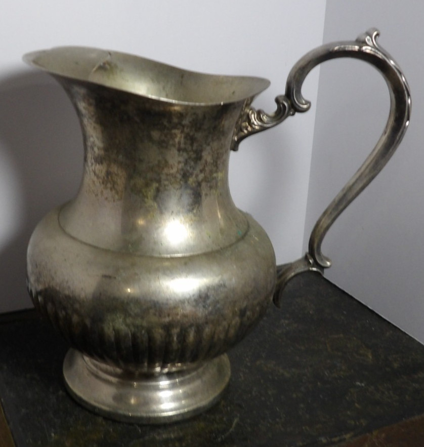 Vintage Silver Plate Water Pitcher