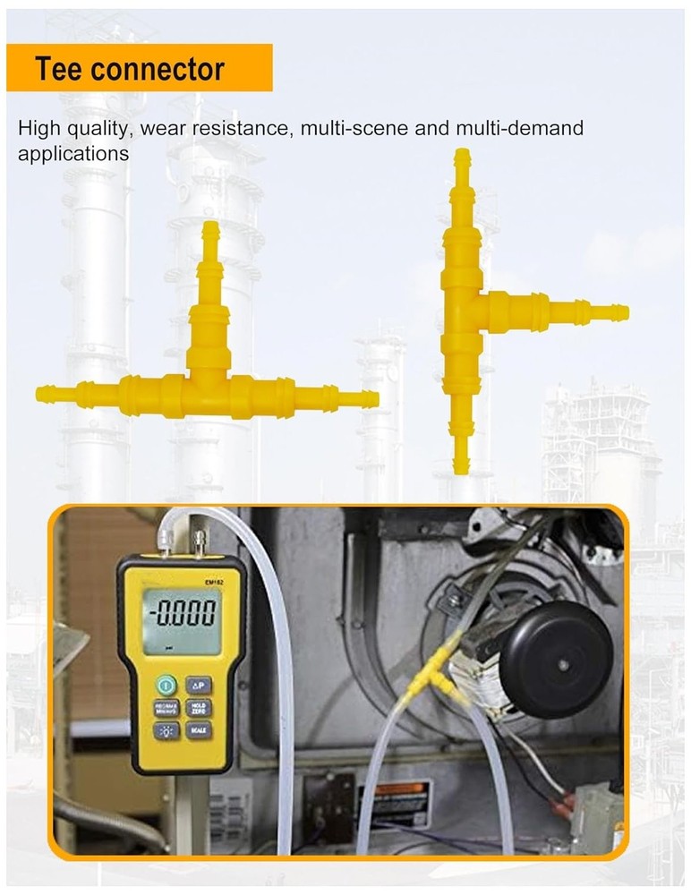 JL3MN2 Manometer Probe Kit, Compatible with Klein Tools ET180 Digital Manometer