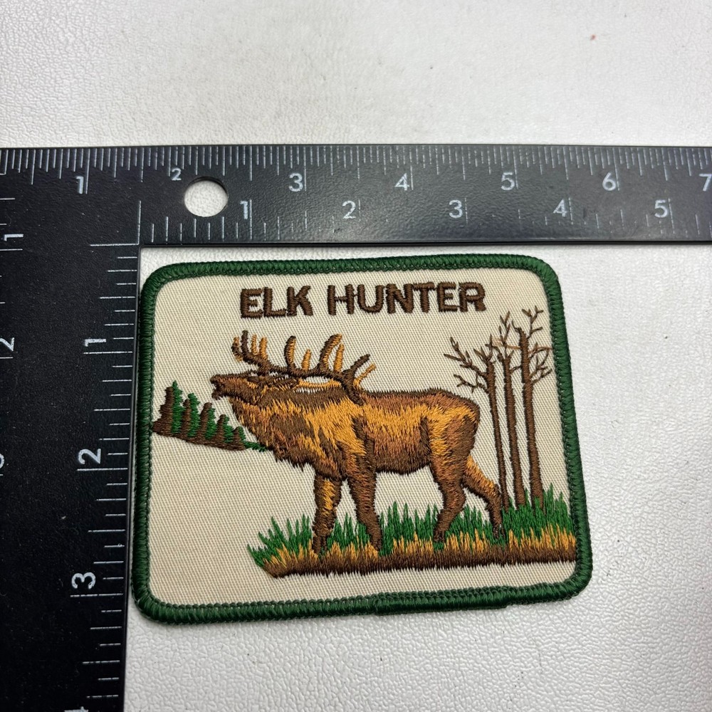 ELK HUNTER Hunting Hunt Wildlife Patch 581J