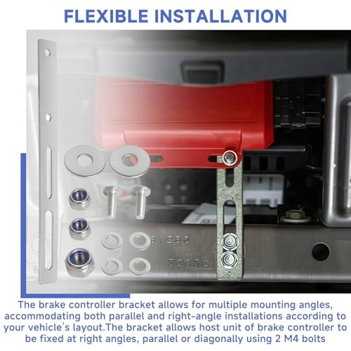 Trailer Brake Controller Mounting Bracket Kit Compatible with Redarc Tow-Pro