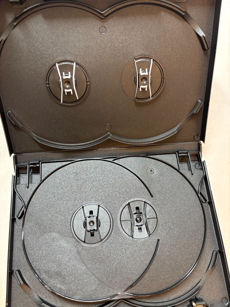 (1) 6-DVD Box Six Multi Set Replacement Thick Chubby Case
