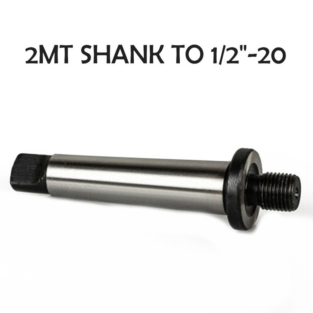 Efficient 2MT Shank to 1/2'' 20 Thread Drill Chuck Arbor MT2 Extension