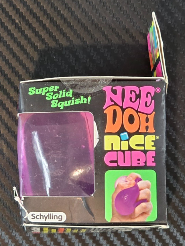 Schylling NeeDoh Nice Cube Super Solid Squish Pink