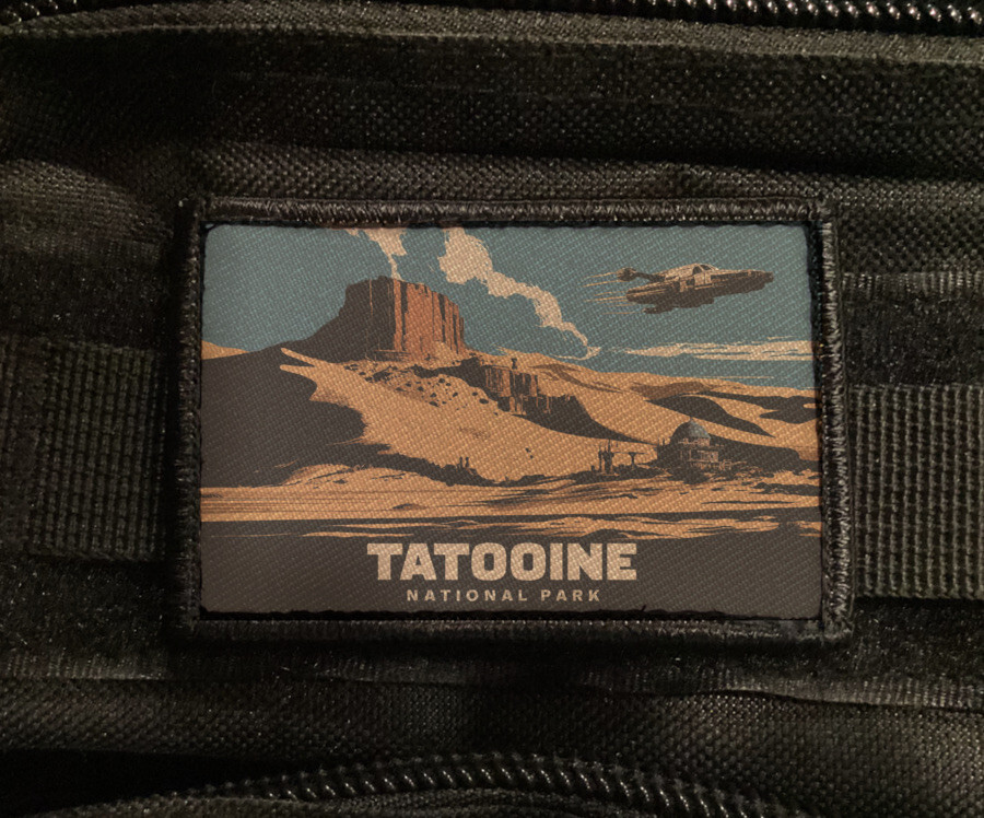 Tatooine Park Patch Star Jedi War Morale Tactical Hook [sub]