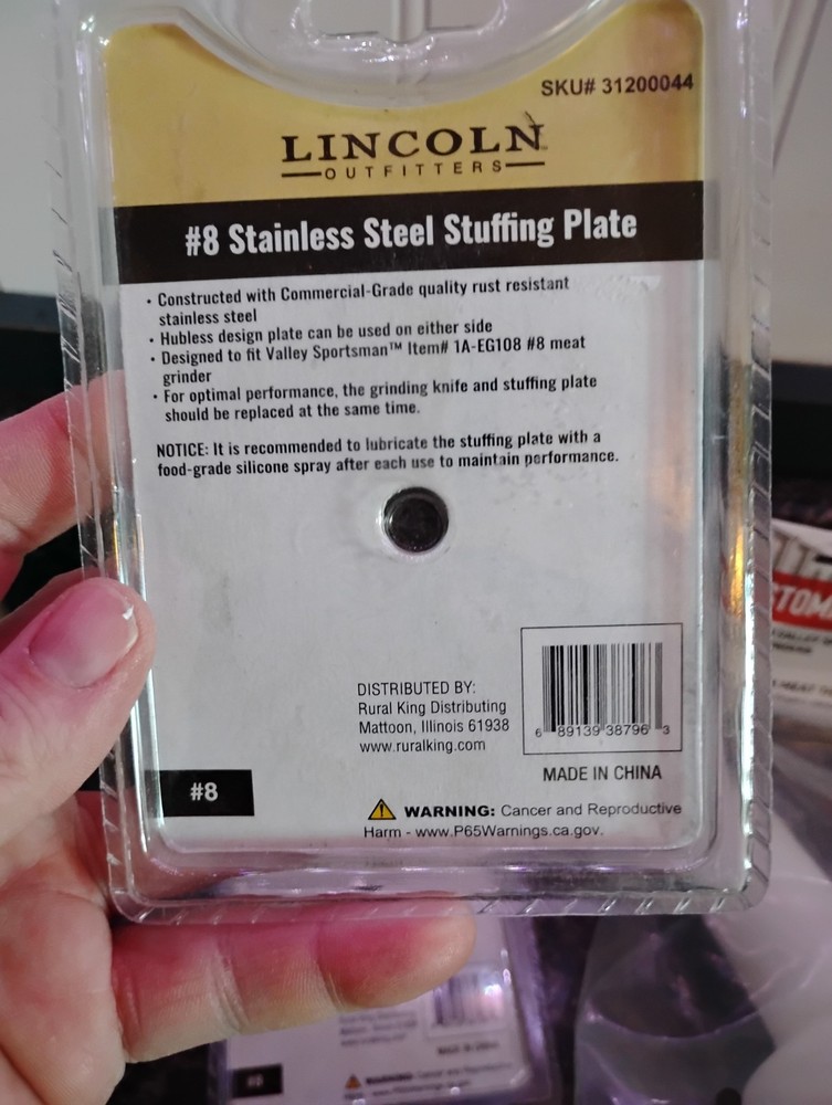 Meat Stomper/Stuffing Plates Bundle