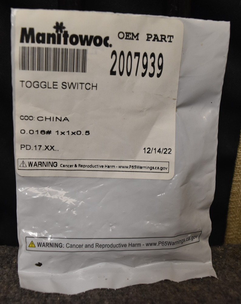 Manitowoc Ice Toggle Switch 2007939