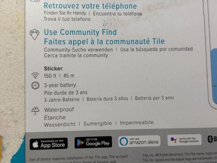 Tile Sticker - Black - 2-Pack