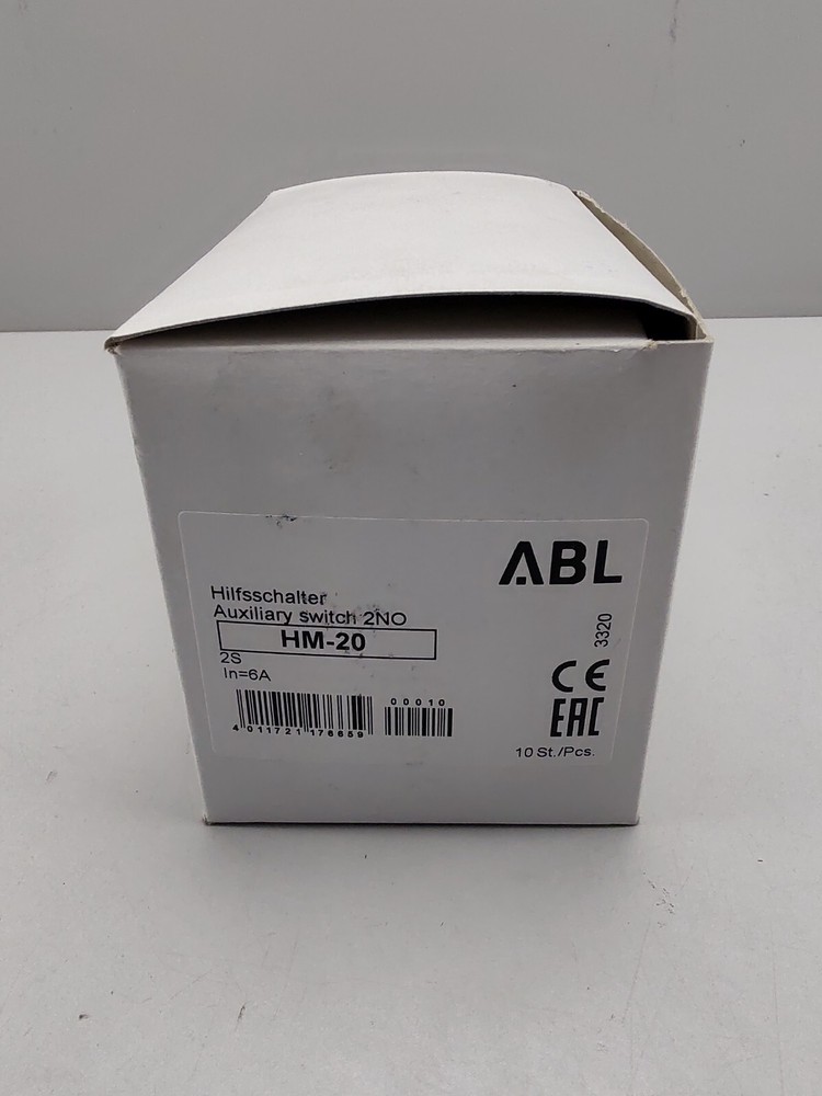 10 x ABL HM-20 auxiliary switch auxiliary switch 2NO