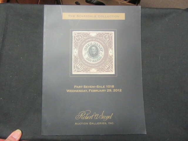 Siegel Auction Galleries Catalog 1018 US Beer Stamps         pks5