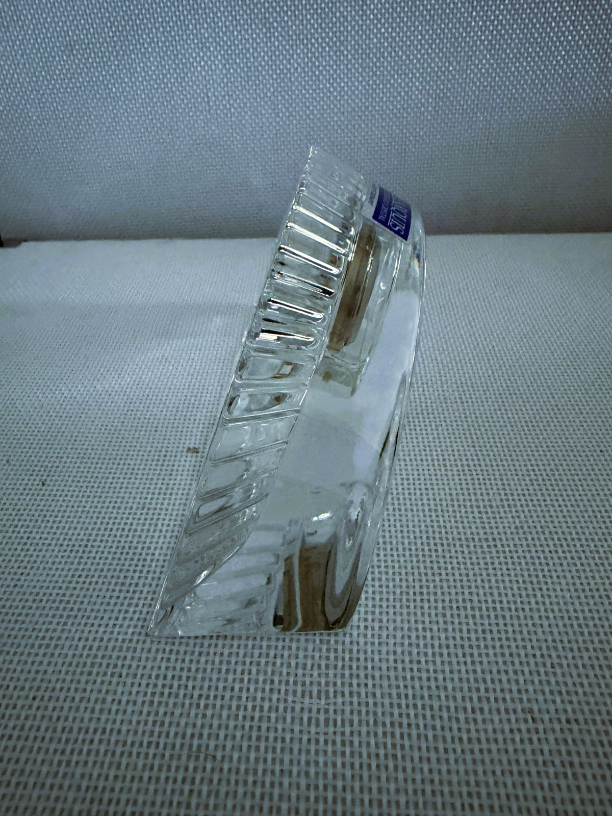 Waterford Crystal Clock Marquis Crescent Desk Clock NWB