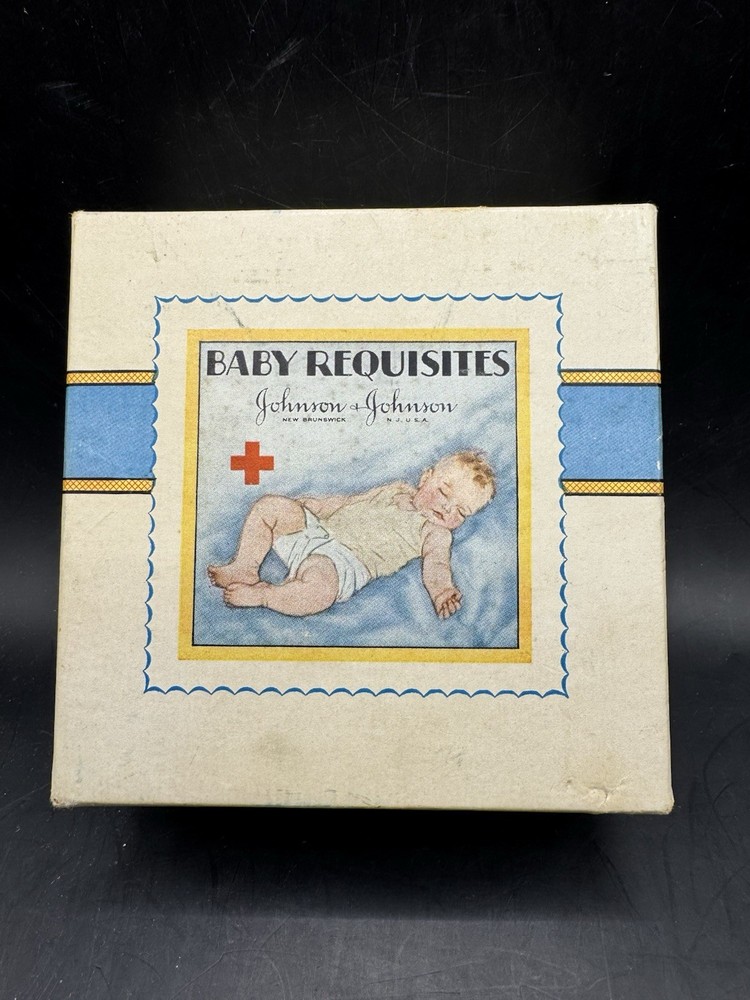JOHNSON & JOHNSON BABY REQUISITES EMPTY BOX 1930’S