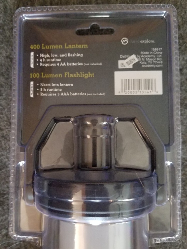 Magellan Outdoors Multi-Use Lantern/Flashlight Combo 400 lumens Lantern