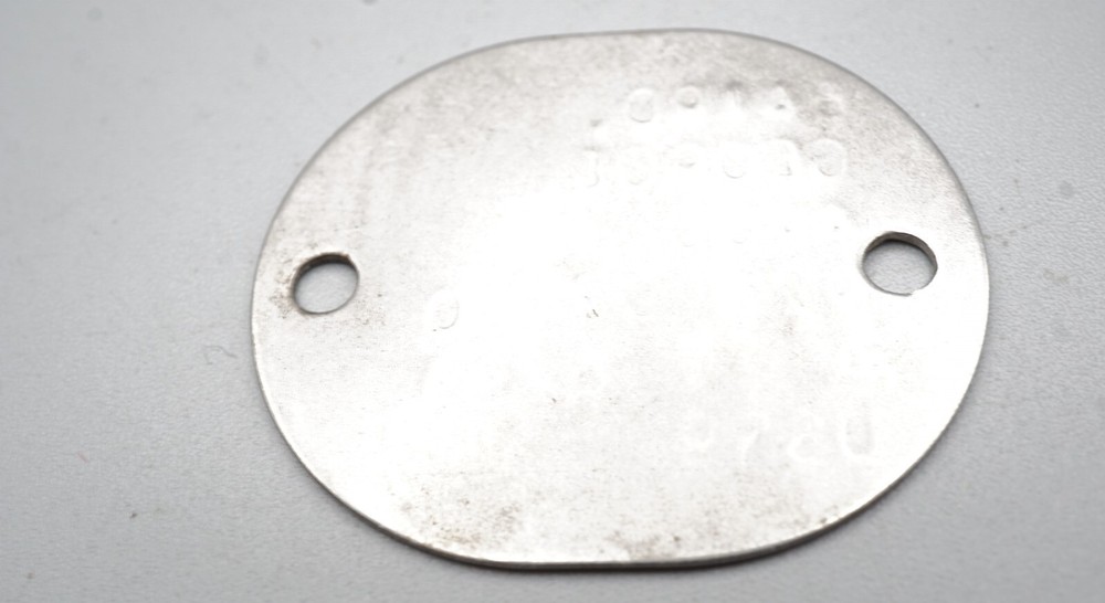 WWII 1944 Navy Dog Tag T 6/44