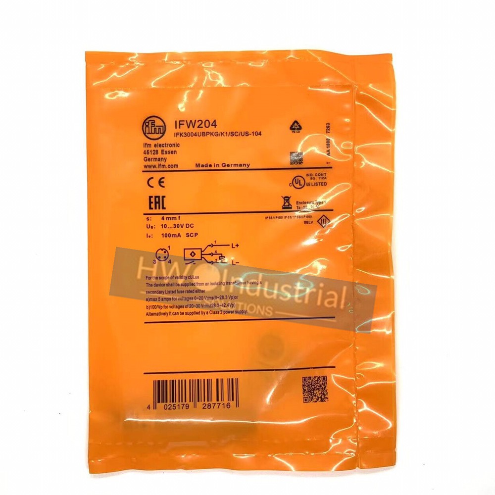New 1PC IFW204 IFM Inductive Proximity Switch Sensor