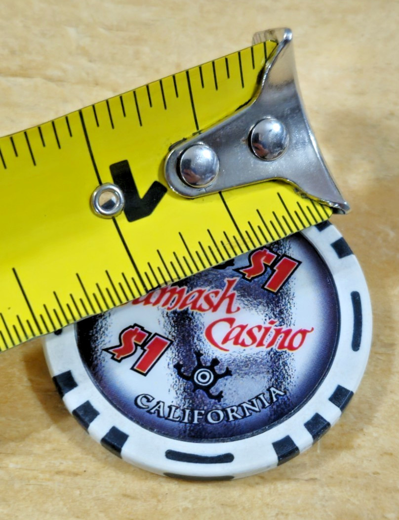 Indian Chumash Casino 1.00 Santa Ynez California Chip Chips Native American