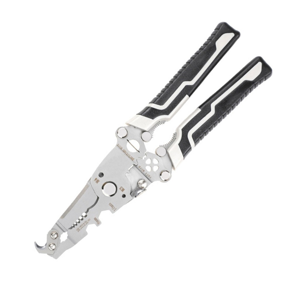 18 in 1 Multifunctional Foldable Wire Stripper Crimper Cable Cutter Pliers