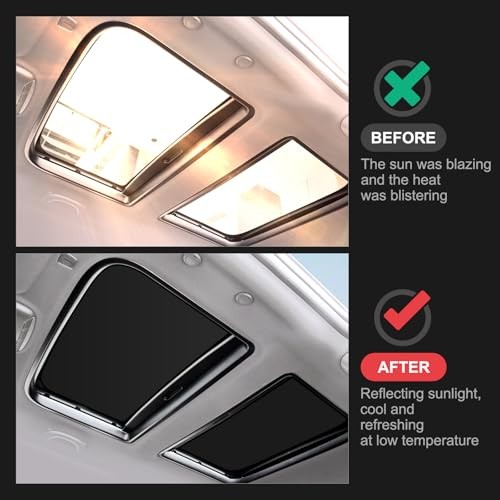 Sunroof Sunshade Sun Shade Roof Cover for Mini r55/r56/r60/f54/f55/f56, Black
