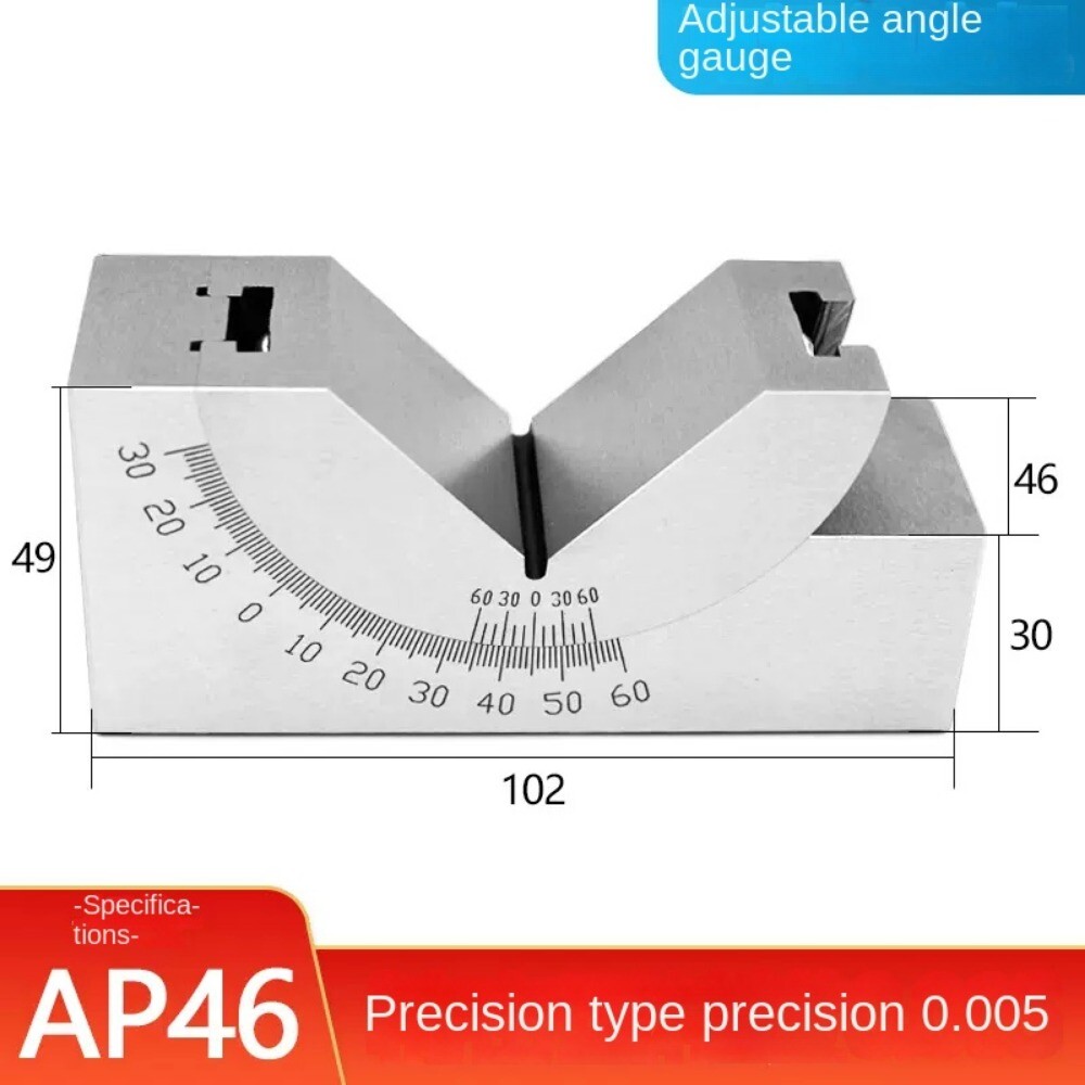 AP30 Milling Precision 90 Celsius Adjustable Angle V Block 0-60 Celsius Vice