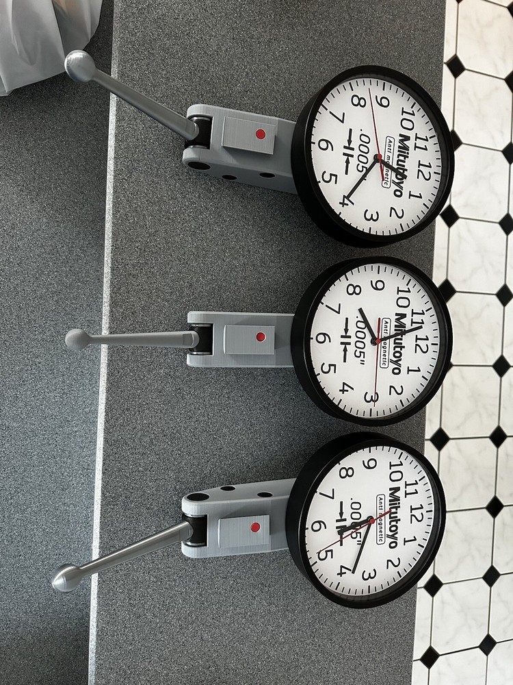 Machinist / Engineer indicator dial clock