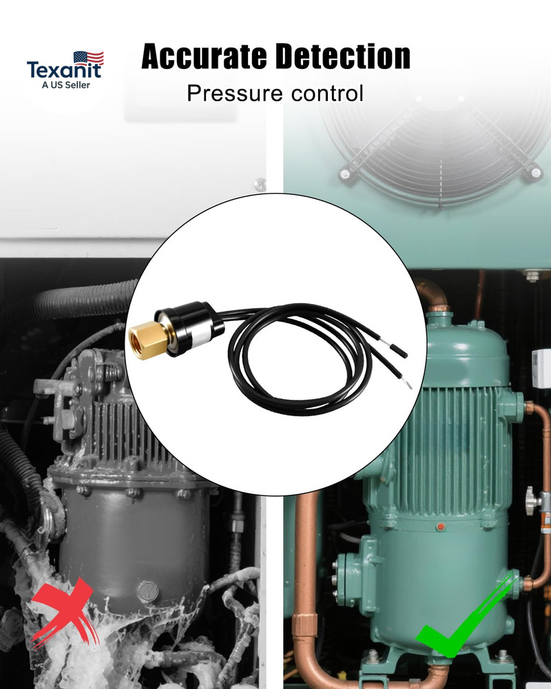 Low Pressure Switch Replace SLP3560 Suitable for Most HVAC Freezer Cold Storage