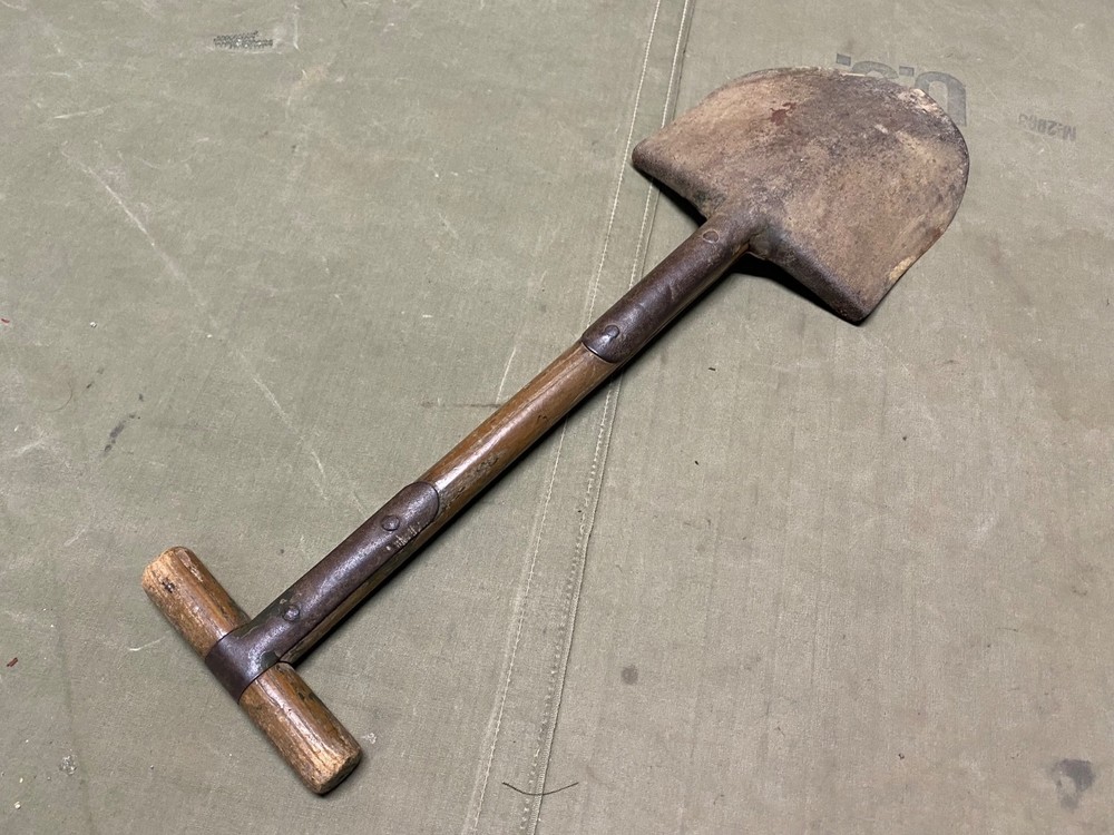 ORIGINAL WWI WWII US ARMY M1910 T-HANDLE FIELD E-TOOL ENTRENCHING SHOVEL-